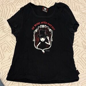 Vintage Emily Strange Black Graphic Tee - Short Sleeve